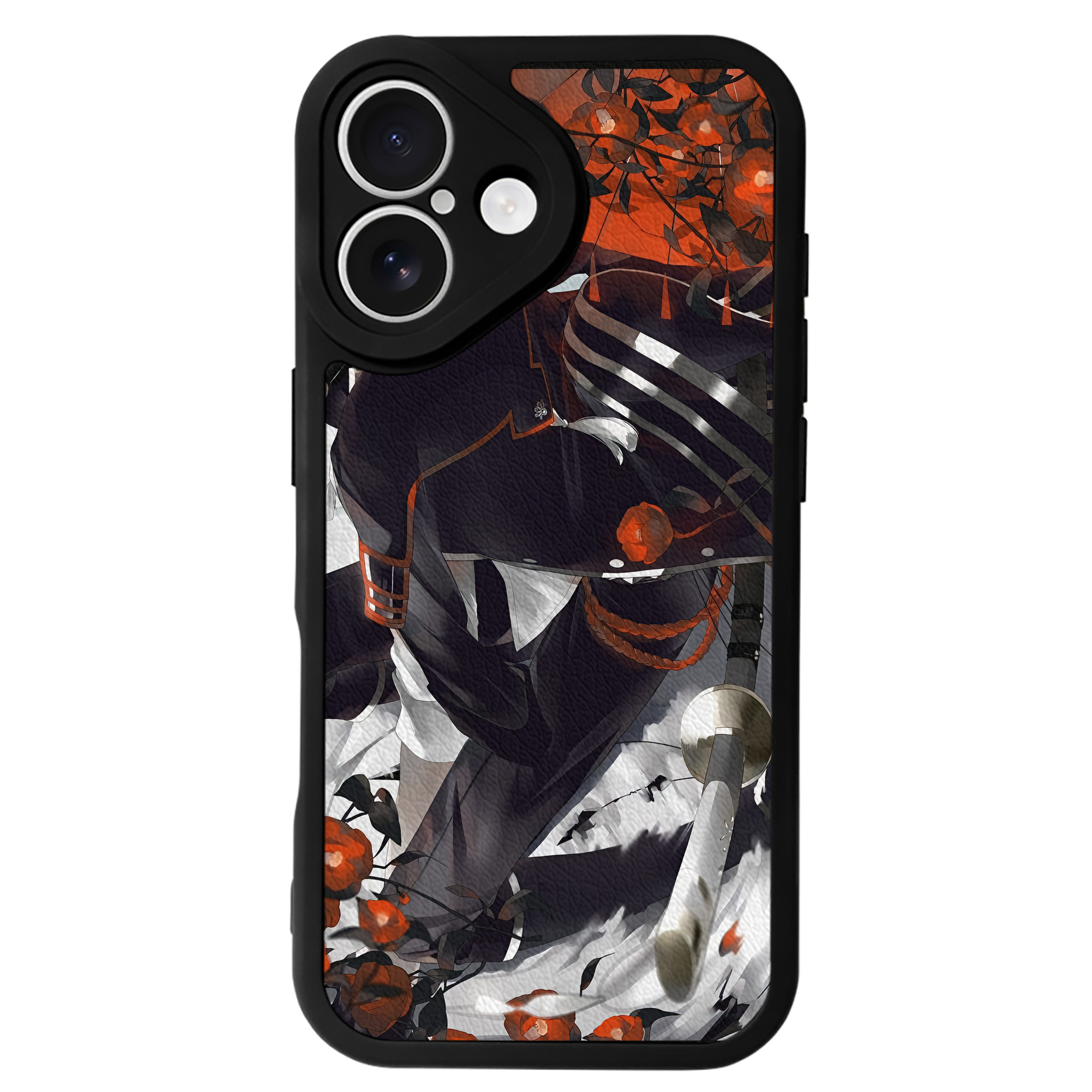 （画像用） 刀剣乱舞 Touken Ranbu 【iPhone 16シリーズ対応】シリコンスマホケース（レザー調） 材質：シリコン